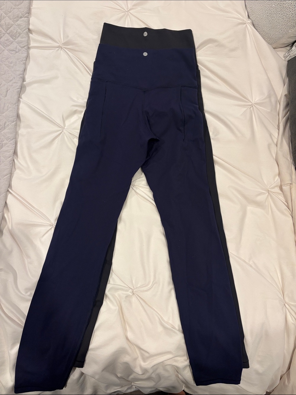 CALIA by Carrie Underwood Navy and Black Leggings set of 2- Size S